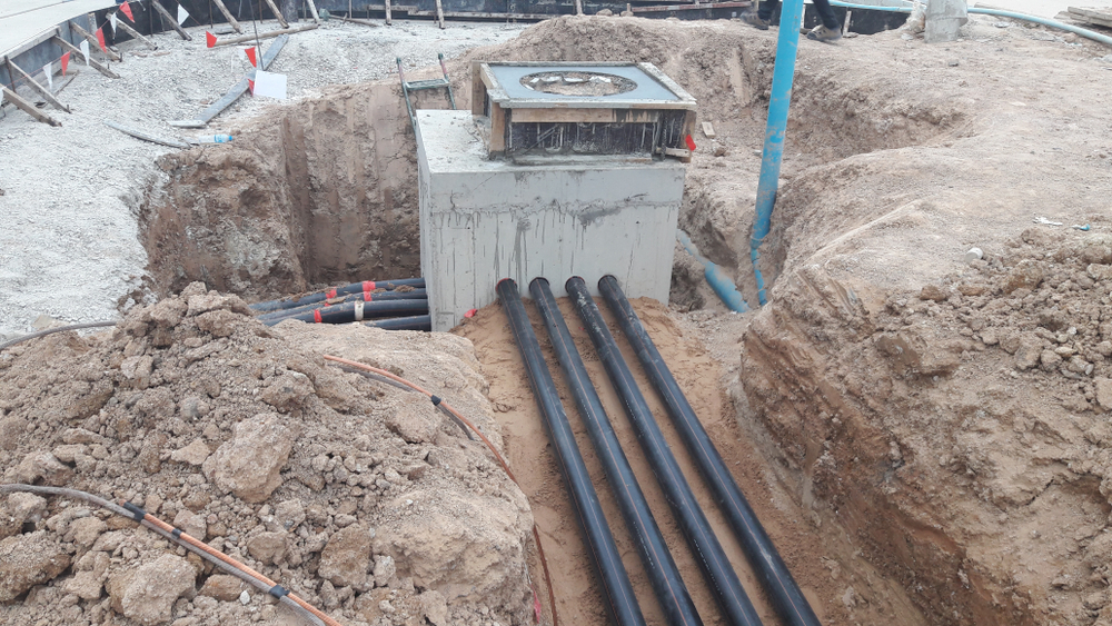HDPE pipe lay for thermal movement
